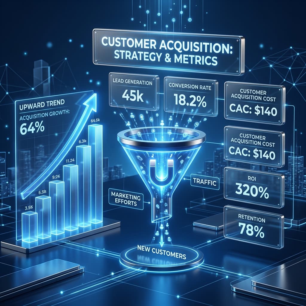 Captación de clientes: estrategia y medición